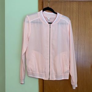Peach bomber jacket size L